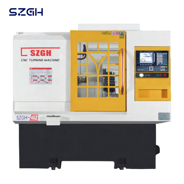 SZGH-46Z CNC Slant-Bed Lathe | Ø45 mm Bar | ±0.0075 mm | Z-Panel Layout