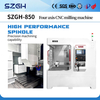 SZGH-850 CNC Milling Machine with 4th & 5th Axis | 800×500 mm Table | BT40 | 7.5 kW | Multi-Face in One Clamping