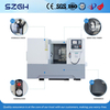SZGH-TK50 CNC Slant-Bed Lathe | Ø500 mm Swing | 8-Station Turret | 50 mm Bar Capacity | 30°/45° Slant Bed