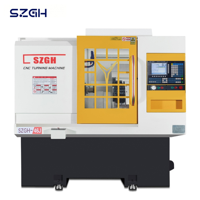 SZGH-46J CNC Lathe | 45mm Bar Capacity | ±0.0075mm High-Precision Turning