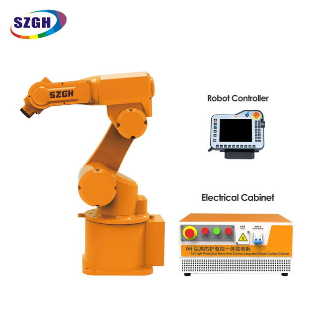 SZGH-T750-B-6: Compact 6-Axis Robot Arm — 6 kg Payload | 750 mm Reach | Space-Optimized Design
