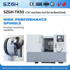 SZGH-TK50 CNC Slant-Bed Lathe | Ø500 mm Swing | 8-Station Turret | 50 mm Bar Capacity | 30°/45° Slant Bed