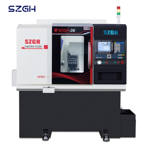 SZGH-36J Slant Bed CNC Lathe | 35mm Bar Capacity | ±0.01mm Precision