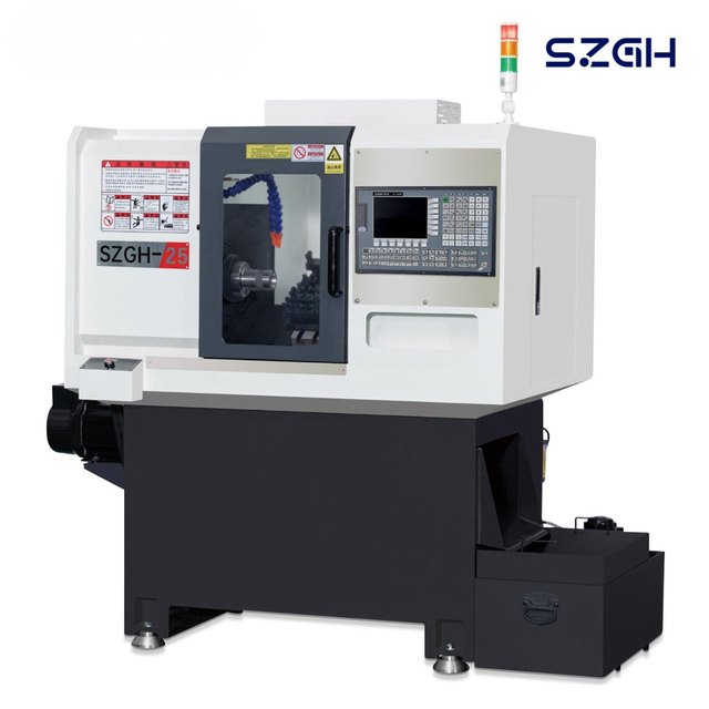 SZGH-25 Slant Bed CNC Lathe | 25mm Bar Capacity | ±0.01mm Precision